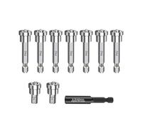 Rdxanc Lot de 10 embouts de tournevis polyvalents pour plaques de plâtre et outils de localisation robustes essentiels pour les projets de travail du bois