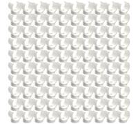 Rdxanc Lot de 100 colliers de serrage en forme de U pour tuyaux d'eau robustes