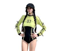 Rdxanc Lot de 2 maillots de bain tankini tendance avec couverture offrant une protection solaire pour la plage, le surf, maillot de bain respirant