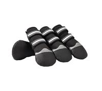 Rdxanc Lot de 2 paires de chaussures de protection épaisses pour chien avec autocollant réglable pour éviter de glisser en hiver