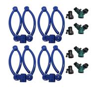 Rdxanc Lot de 2 structures d'arrosage pour plantes pour irrigation rhizosphère - Produit ABS indéchirable - Installation simple - Quatre mille matelas de jardin - Arroseur