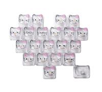 Rdxanc Lot de 21 touches personnalisables en forme de chats avec profil MAO pour une utilisation longue durée