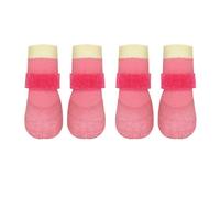 Rdxanc Lot de 4 chaussures antidérapantes imperméables pour chien avec design facile à enfiler et design respirant Chaussures antidérapantes pour activités de plein air