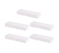 Rdxanc Lot de 5 trousses à crayons pratiques - Petite boîte de rangement - Fournitures scolaires pour artistes et étudiants, beige, as the picture shows