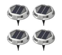 Rdxanc Lot de 6 lampes solaires de jardin haute efficacité 9 combinaisons de couleurs 3 modes d'éclairage 72 heures Utilisation extérieure continue