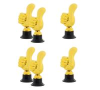 Rdxanc Lot de 6 trophées pouce vers le haut - Médailles de football - Cadeaux pour l'école - Fournitures de récompense - Trophées de prix des champions