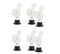 Rdxanc Lot de 6 trophées pouce vers le haut - Médailles de football - Cadeaux pour l'école - Fournitures de récompense - Trophées de prix des champions