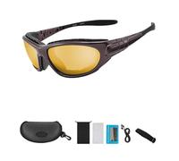 Rdxanc Lunettes de cyclisme polarisées coupe-vent pour l'équitation en plein air