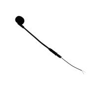 Rdxanc Microphone d'instrument portable durable avec support flexible pour scène et diffusion en direct Microphone auditif à double usage