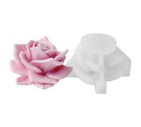Rdxanc Moules à bougies en silicone en forme de rose pour la fabrication de bougies, savons, résine époxy, moule en silicone multi-usages pour décoration de gypse