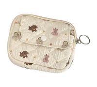 Rdxanc Petit sac de rangement pour pièces de monnaie motif floral, sac à monnaie, sac à monnaie, sac à monnaie, sac à monnaie, sac à monnaie matelassé, Conforme à l'image., J