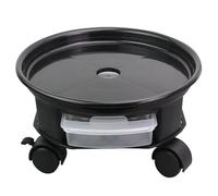 Rdxanc Plateau de plante mobile avec roulette - Bac à fleurs - Base de support pour eau - Pot d'intérieur pour support mobile