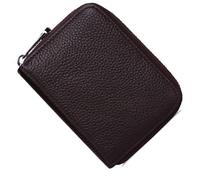 Rdxanc Portefeuille pour cartes de crédit avec blocage RFIDS, organiseur de cartes, portefeuille accordéon, taille compacte, en cuir PU, fermeture éclair, porte-cartes