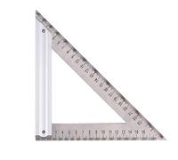 Rdxanc Règle triangulaire en acier inoxydable 120 mm/180 mm Rapporteur 90 degrés pour menuiserie outils de mesure
