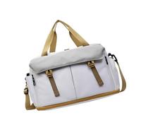 Rdxanc Sac de sport Oxford résistant à l'eau de grande capacité pour fitness, voyage, travail, trajet léger, beige, as the picture shows