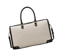 Rdxanc Sac de voyage pour le week-end, sac de nuit, sac de gym, sac fourre-tout pour femmes et filles, sac à bandoulière, cadeau résistant à l'eau, Noir, as the picture shows