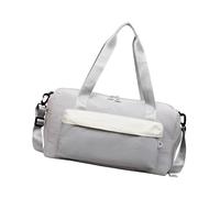 Rdxanc Sac de voyage pour le week-end, sac de nuit, sac de gym, sac fourre-tout pour femmes et filles, sac à bandoulière, cadeau résistant à l'eau, gris, as the picture shows