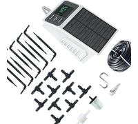 Rdxanc Structure d'arrosage automatique solaire pour plantes - Horloge modifiable - 630 ml par moment - Étanchéité IPX5 - USB CREATE et solaire - Pour voiture de sport et jardin