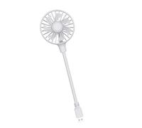 Rdxanc Ventilateur de bureau USB coudé réglable avec interrupteur marche/arrêt flexible pour bureau, dortoir, camping, alimentation 5 V