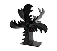 Rdxanc Ventilateur de Noël silencieux à 4 pales sans alimentation pour poêle à bois