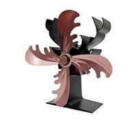 Rdxanc Ventilateur de Noël silencieux à 4 pales sans alimentation pour poêle à bois