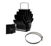 Rdxanc Ventilateur de poêle alimenté par la chaleur - Distribution efficace de la chaleur pour maisons confortables pour divers appareils de chauffage - Longue durée de vie