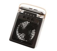 Rdxanc Ventilateur de refroidissement rechargeable à 3 trous avec 3 vitesses silencieuses pour bureau, chambre à coucher, dortoir