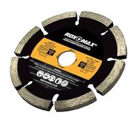 RDXMAX Disque à tronçonner diamant de 115 mm - Disque à revêtement diamant haute performance de 6 mm d'épaisseur pour enlever le mortier, la brique, le râteau de pierre et le carrelage - Disque râteau