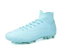 RDYLBU Chaussures de football pour homme Madame Souliers à crampons Football AG, bleu, 46 EU