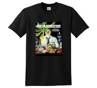 RE-Animator T Shirt 1985 4k bluray DVD Cover Poster Tee Small Medium LARGEBlackXXL