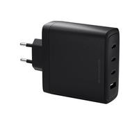 re-charge - Adaptateur secteur - 140 Watt - 4 connecteurs de sortie (3 x USB-C, USB) - noir