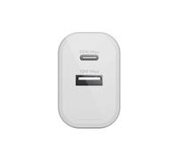 re-charge - Adaptateur secteur - 30 Watt - 2 connecteurs de sortie (24 pin USB-C, USB type A) - blanc - Europe