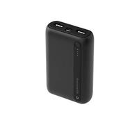 re-charge - Banque d'alimentation - 10000 mAh - 2 connecteurs de sortie (24 pin USB-C, USB) - sur le câble : USB-C - noir
