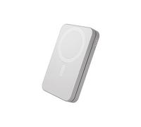 dbramante1928 re-charge - Banque d'alimentation sans fil - 3-in-1, Qi3 - 8000 mAh - 20 watt (USB-C) - sur le câble : USB-C - blanc Blanc