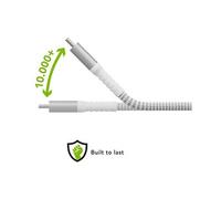 re-charge - Câble USB - 24 pin USB-C (M) pour 24 pin USB-C (M) - 1.2 m - Technologie Power Delivery Passtrough 100 W, câble tressé, plastique recyclé