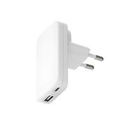 re-charge Pro - Adaptateur secteur - minceur - 30 Watt - 2 connecteurs de sortie (USB-C, USB) - blanc