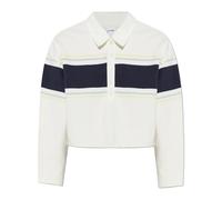 Re/Done - Cut Off Rugby Polo - Femme - Tops - Blanc - Taille: 40 FR
