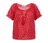 Re/Done - Katie Top - Femme - Blouses et Chemises - Rouge - Taille: 38 FR