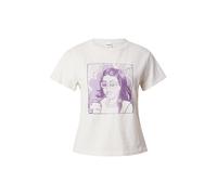 RE/DONE T-shirt 'IN YOUR DREAMS' violet / blanc, Taille XS