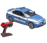 RE-EL Toys - Alfa Romeo Giulia Quadrifoglio Police Rc 2,4 GHz Échelle 1:14 (33 cm), avec lumières fonctionnelles, 2211