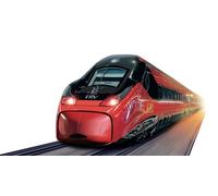 RE-EL TOYS - Italo Evo à l'échelle Ho - Train à Piles avec lumières 0329 (94cm)