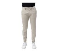 Re-Hash - Chinos avec revers style Mucha - Homme - Pantalons - Beige - Taille: W30