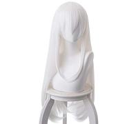 Re la vie dans un monde différent de zéro Ram Echidna Cosplay perruques 80 cm de long blanc perruque de cheveux raides pour Halloween fête carnaval taille unique Echidna
