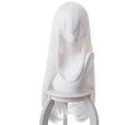 Re la vie dans un monde différent de zéro Ram Echidna Cosplay perruques 80 cm de long blanc perruque de cheveux raides pour Halloween fête carnaval taille unique Echidna