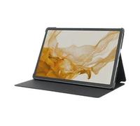 RE.LIFE - Etui à rabat pour tablette - éco-conçu, avec rabat - imitation cuir - noir - pour Samsung Galaxy Tab S10+