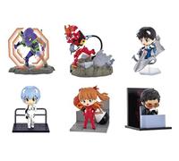 Re-Ment Evangelion Assortiment Figurines DesQ Desktop EVA 6 cm (6), Noir