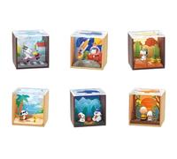 Re-Ment - Figurine Snoopy - Scenery Box Boite De 6pcs - 4521121251196