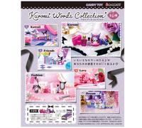 Re-Ment - Hello Kitty Kuromi Words Collection - Boîte De 6 Pièces