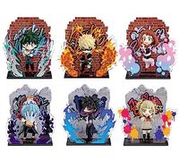 Re-Ment My Hero Academia Assortiment Figurines Wall Art Collection Heroes & Villains 6 cm (6)