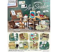 Re-ment Peanuts Snoopy Art Studio Box Produits, 8 types au total, 8 pièces